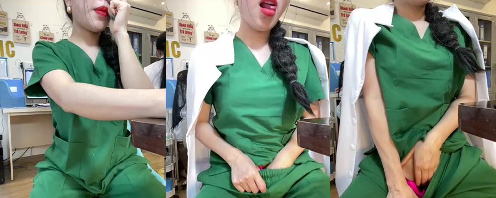 美国陪读妈妈clinicsexy在医院当护士直播自慰 同事还在旁 太炸裂了