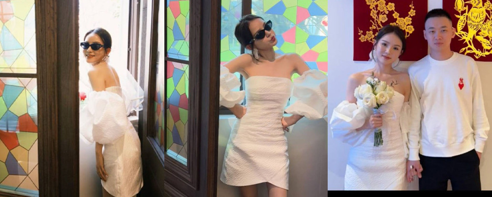 极品反差新娘拿着结婚证被情夫操 边打电话给老公边高潮 真是不知廉耻
